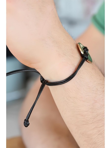 LUCKY (Şanslı) Deri İpli Unisex Mood Bileklik LUCKY (Şanslı) Deri İpli Unisex Mood Bileklik