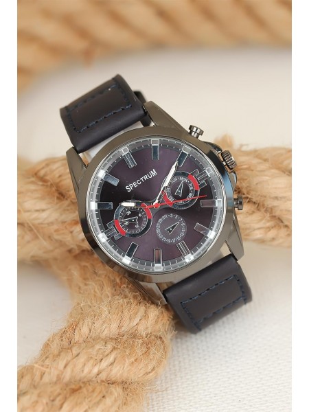 Lacivert Renk Kordonlu Füme Metal Kasa Erkek Saat Lacivert Renk Kordonlu Füme Metal Kasa Erkek Saat