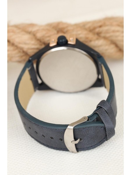 Lacivert Deri Kordonlu Füme Spor Kasa Erkek Kol Saati Lacivert Deri Kordonlu Füme Spor Kasa Erkek Kol Saati