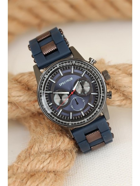 Lacivert Silikon Kordonlu Füme Spor Kasa Erkek Kol Saati Lacivert Silikon Kordonlu Füme Spor Kasa Erkek Kol Saati