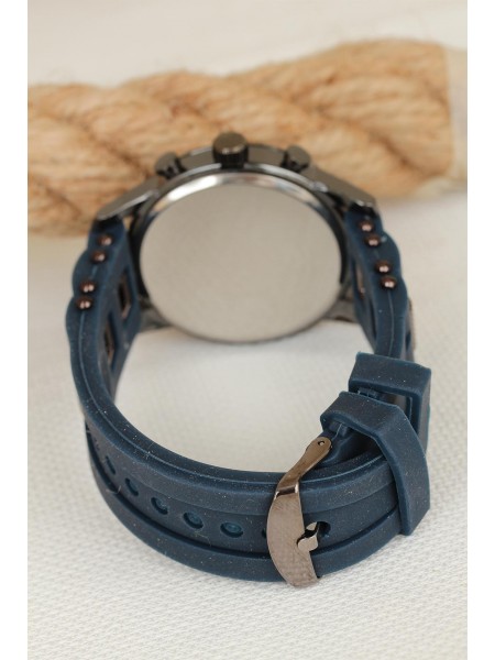 Lacivert Silikon Kordonlu Füme Spor Kasa Erkek Kol Saati Lacivert Silikon Kordonlu Füme Spor Kasa Erkek Kol Saati