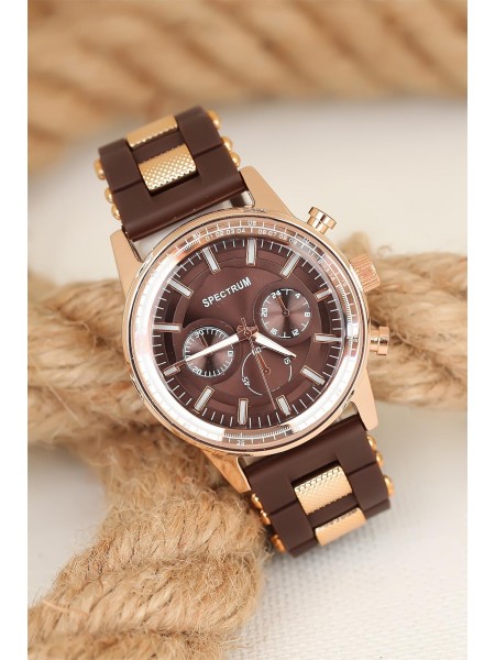 Kahverengi Silikon Kordonlu Rose Spor Kasa Erkek Kol Saati Kahverengi Silikon Kordonlu Rose Spor Kasa Erkek Kol Saati