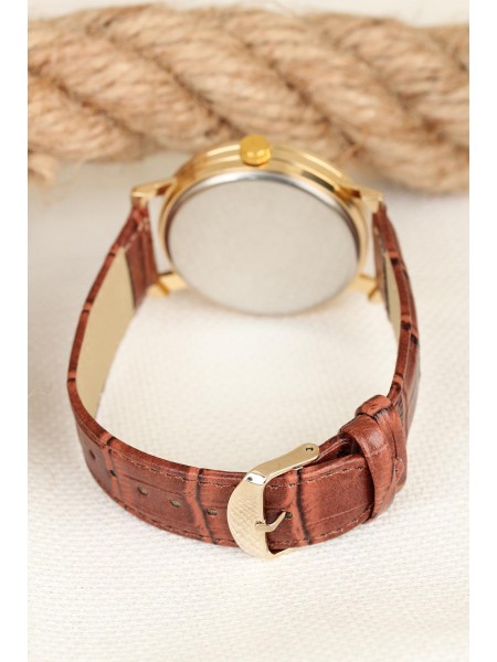 Kahverengi Deri Kordonlu Rose Renk Metal Kasa Osmanlı Tuğralı Erkek Saat Kahverengi Deri Kordonlu Rose Renk Metal Kasa Osmanlı Tuğralı Erkek Saat